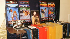 Louis Riel Day display